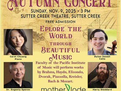 Mother Lode Friends of Music – FREE classical music concert